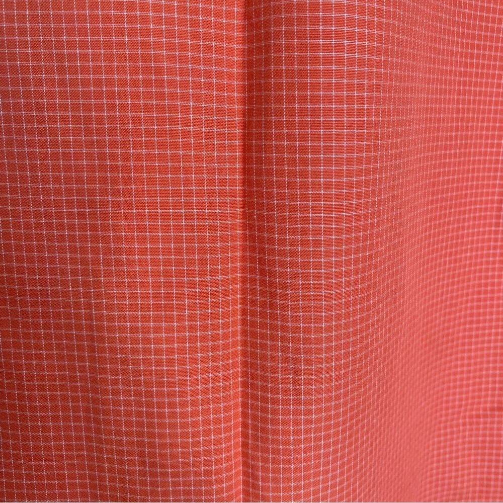 Antigua Auburn University Men's Orange Check Button-Down Shirt XL - Picture 6 of 8